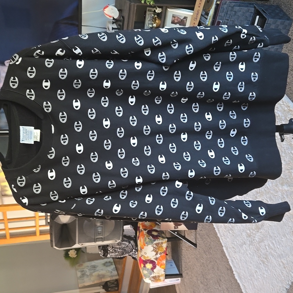 Champion Logo C Pullover Sweater    ✨️ ⭐️ 🖤   Size 3XL  ⭐️ ✨️ - Picture 8 of 8